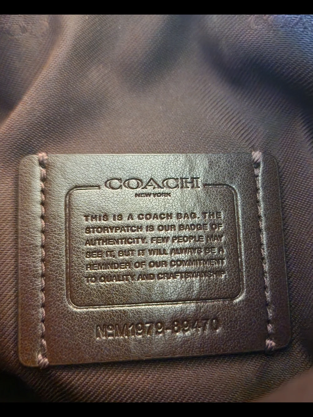 Coach Chaise Leather Crossbody Featuring a Pansy Print.